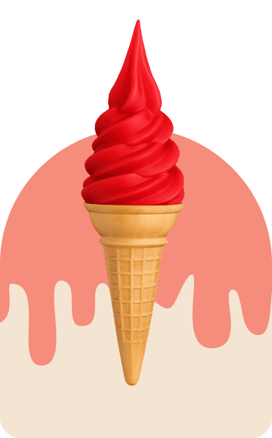 cherry dip cone